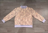 Long sleeves leaves camo adult women active top