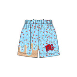 Deadline March 23 blue sprinkle M G kids boys team shorts