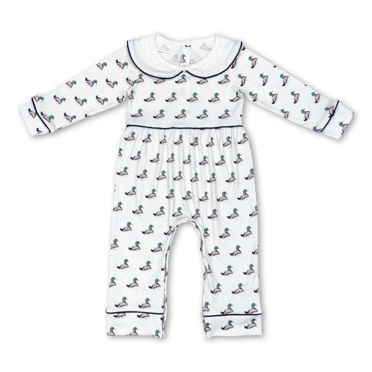 Long sleeves duck baby kids romper