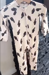 Long sleeves thunder baby kids zipper sleeper