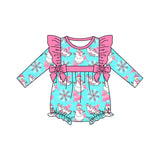 Baby it's cold outside snowman baby girls Christmas romper
