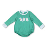 Long sleeves santa baby boys Christmas romper