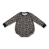 Long sleeves brown camo baby kids fall romper