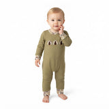Turkey camo embroidery boy Thanksgiving romper