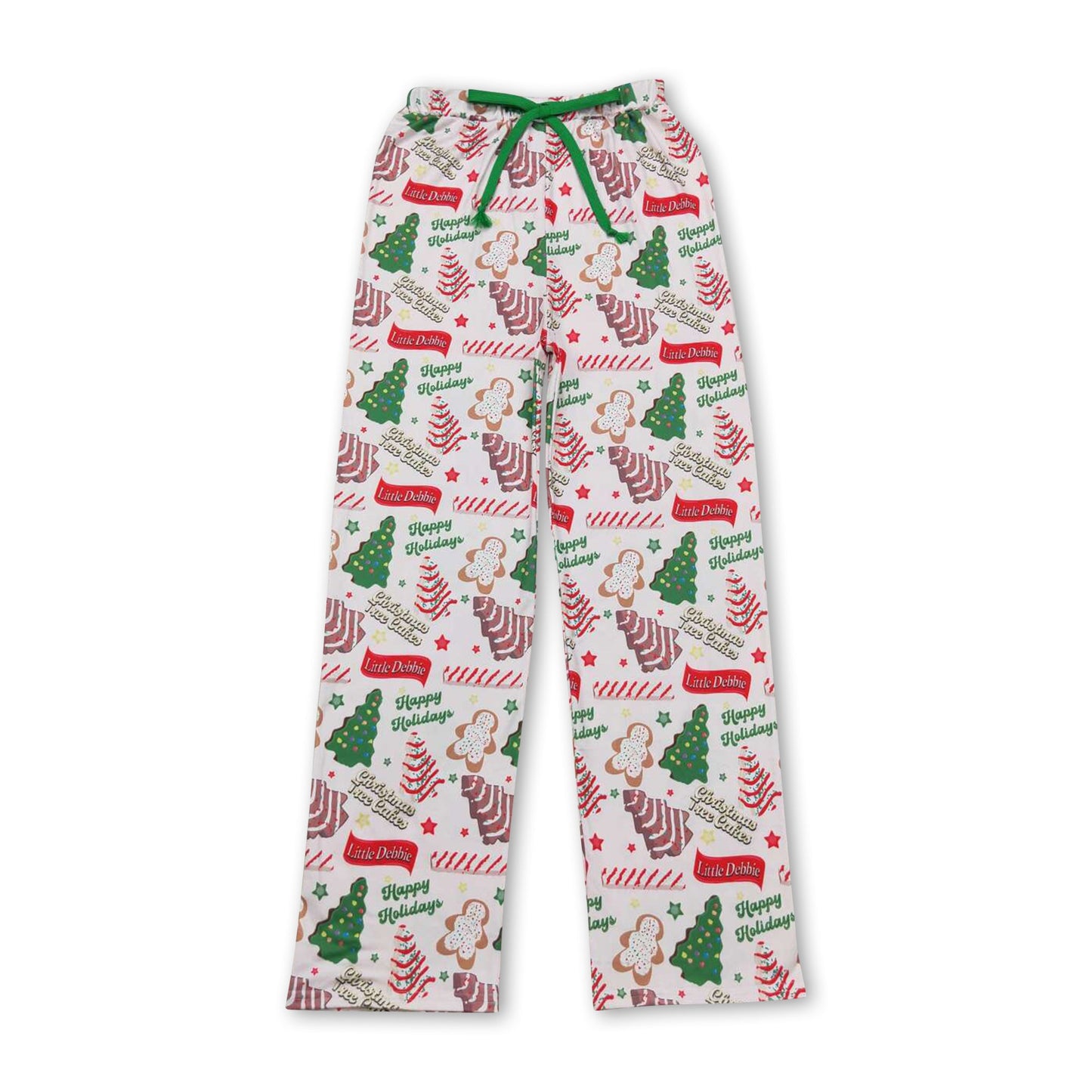 Christmas tree cake gingerbread adult men sleepwear bottom