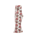 Christmas hat deer kids girls bell bottom pants