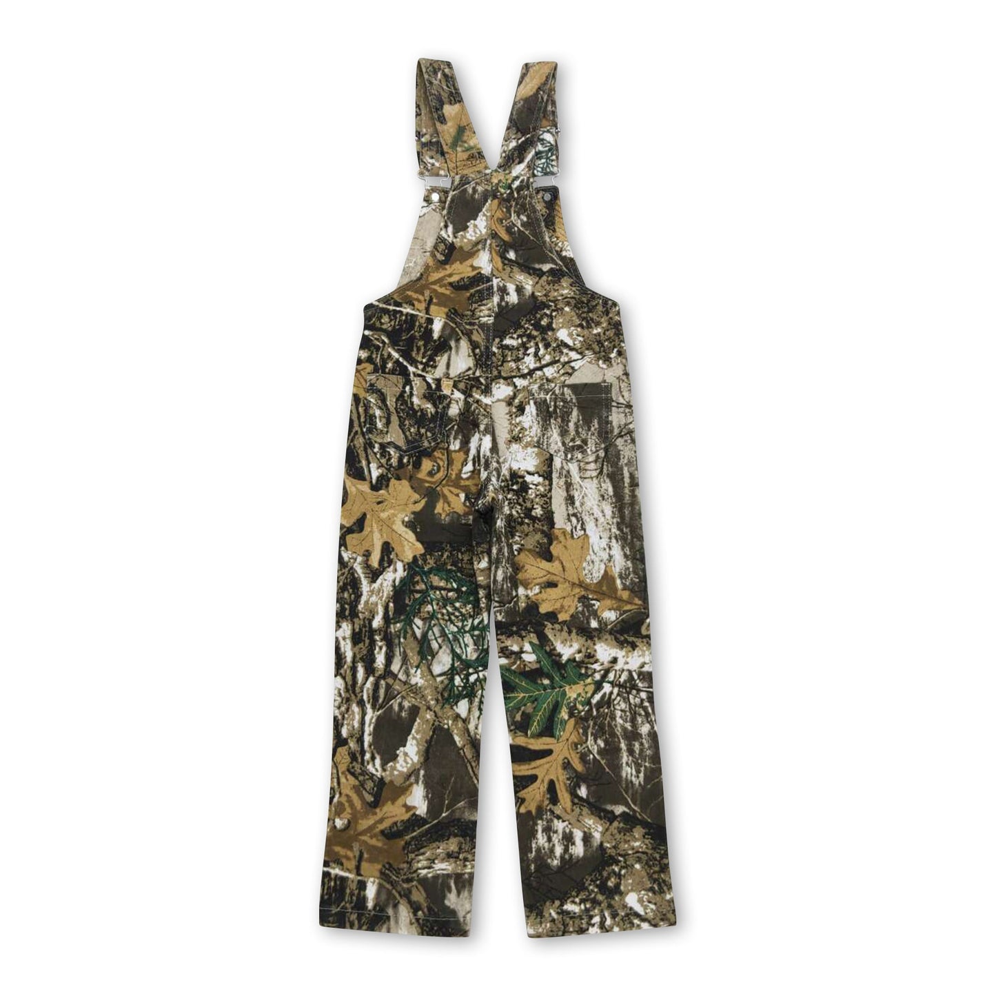 Camo hunting denim kids boy overalls