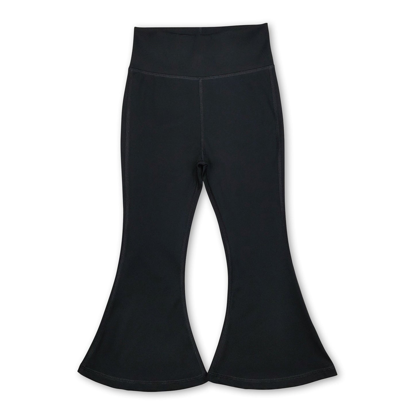 Black active wear kids girls yoga pants