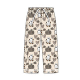 Ghost leopard pumpkin adult women Halloween sleepwear bottom