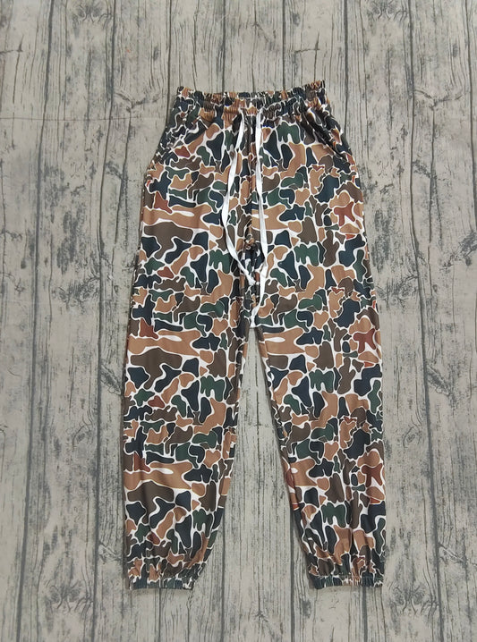 Brown camo adult women pants