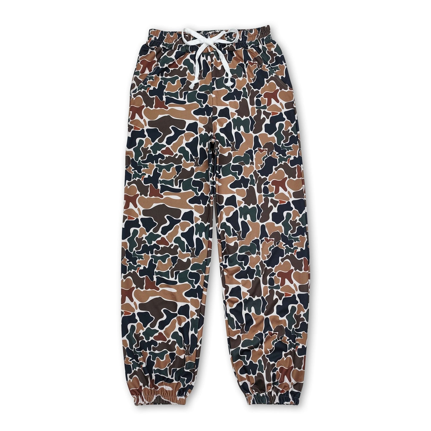 Brown camo adult women pants