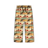 Horse rodeo western adult men sleepwear bottom pants