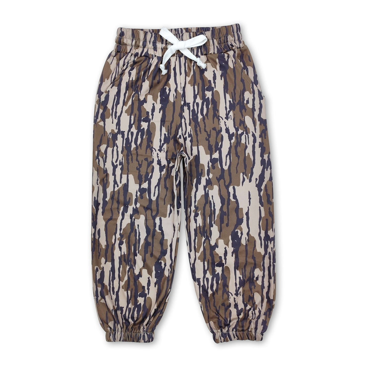 Bottomland camo pockets elastic waist boys hunting pants