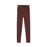 Brown high waist baby girls yoga leggings