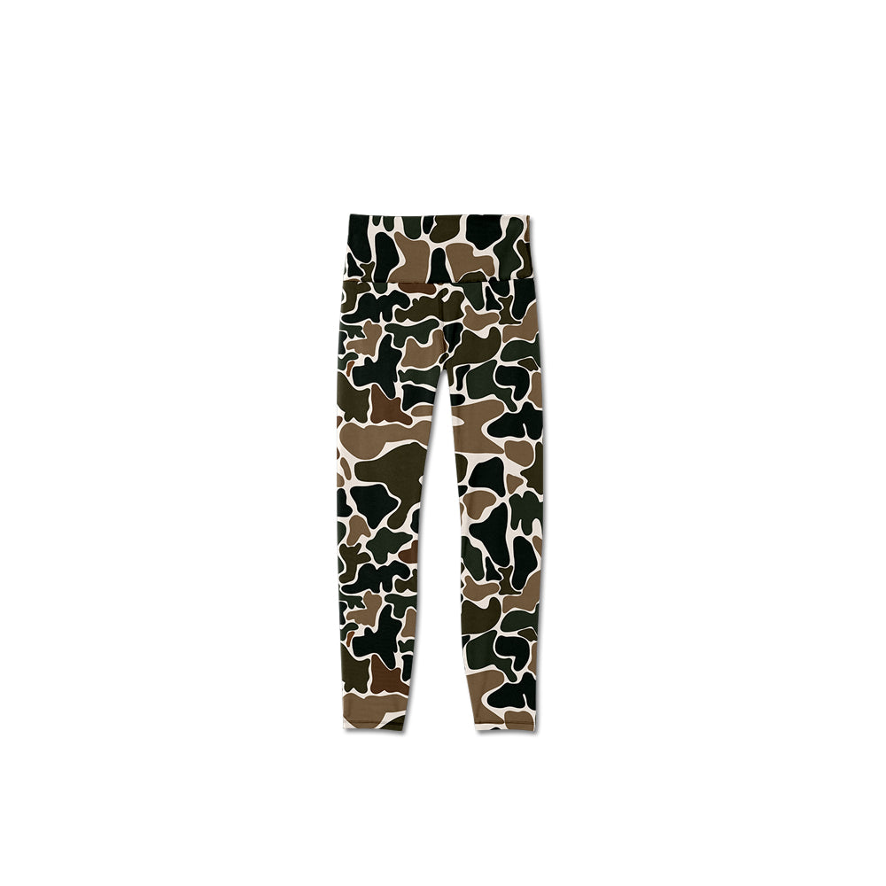 Camo high waist baby girls yoga leggings