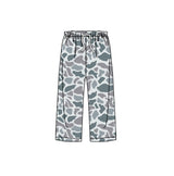 Grey camo adult men sleepwear pants