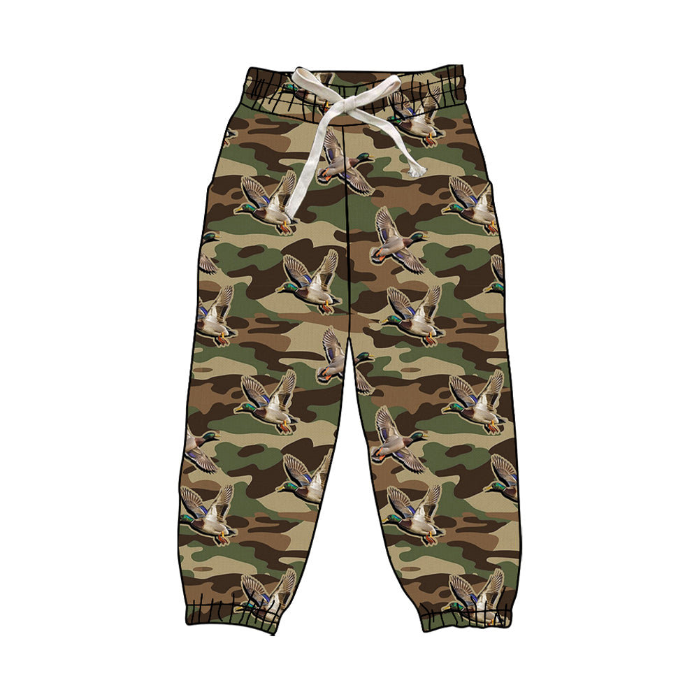 Duck camo hunting adult women elastic waist pants