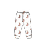 White snowman bottoms baby kids pants