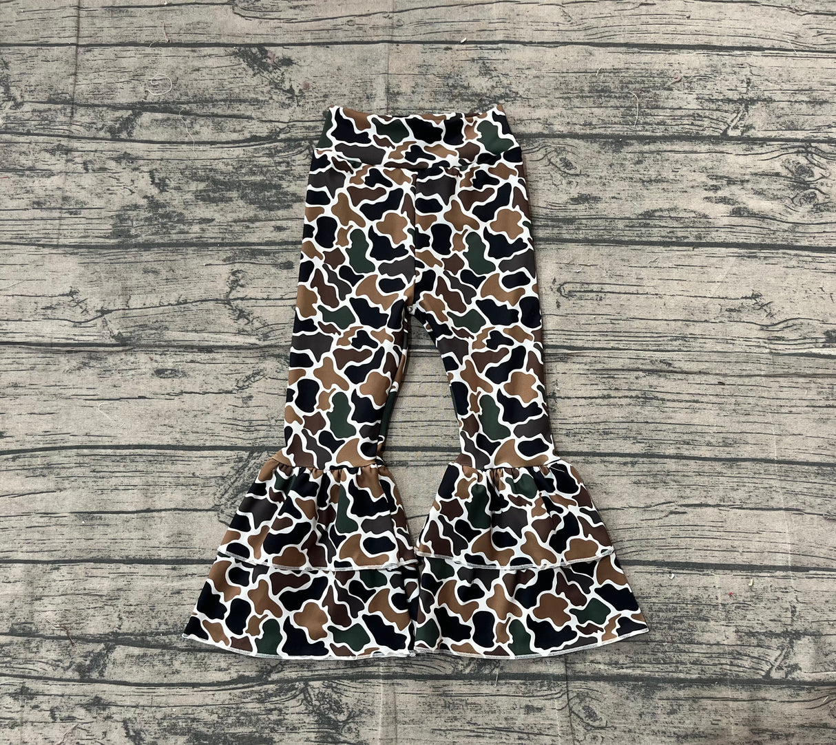 camo kids girls yoga pants