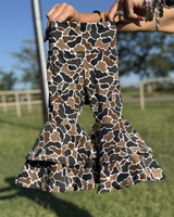 camo kids girls yoga pants