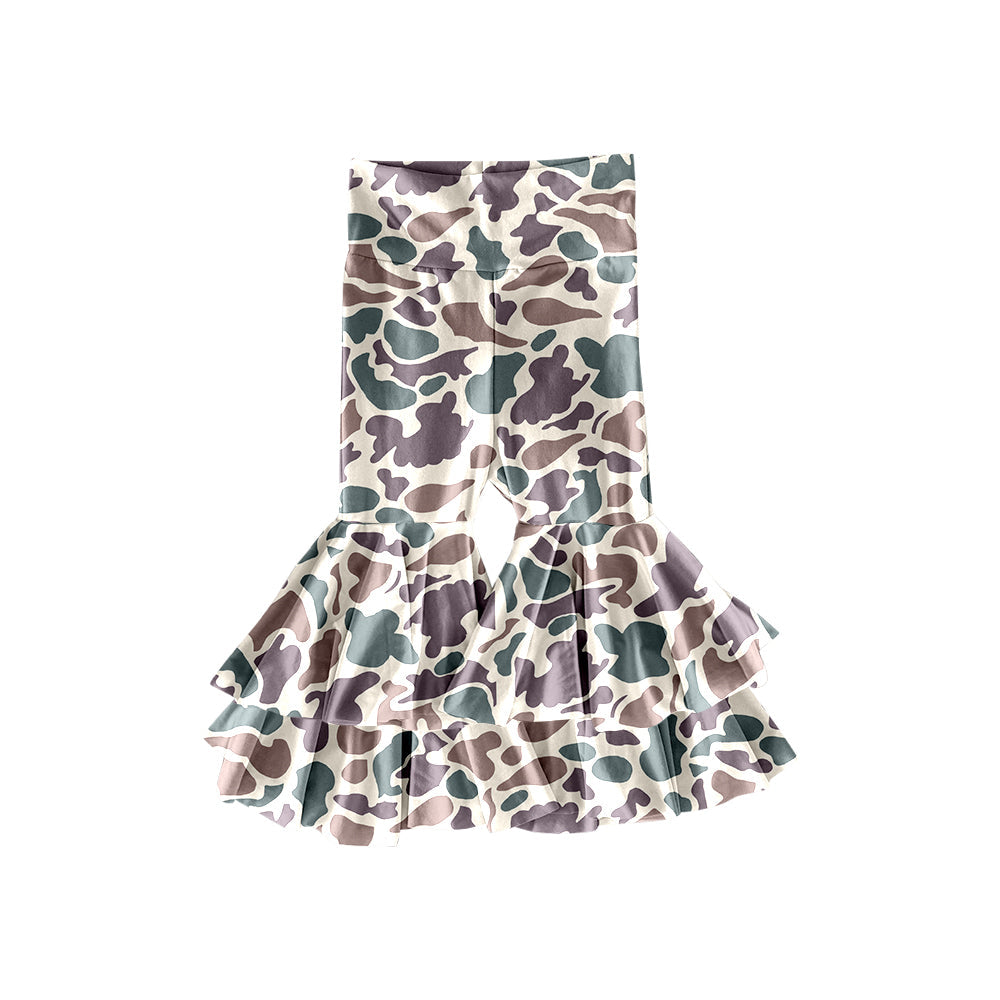 camo kids girls yoga pants