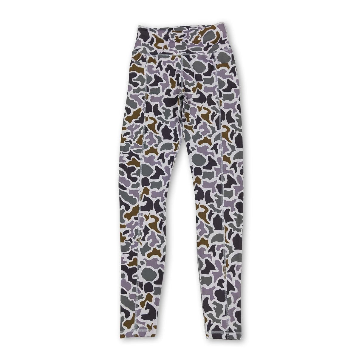 Multi color camo adult women leggings