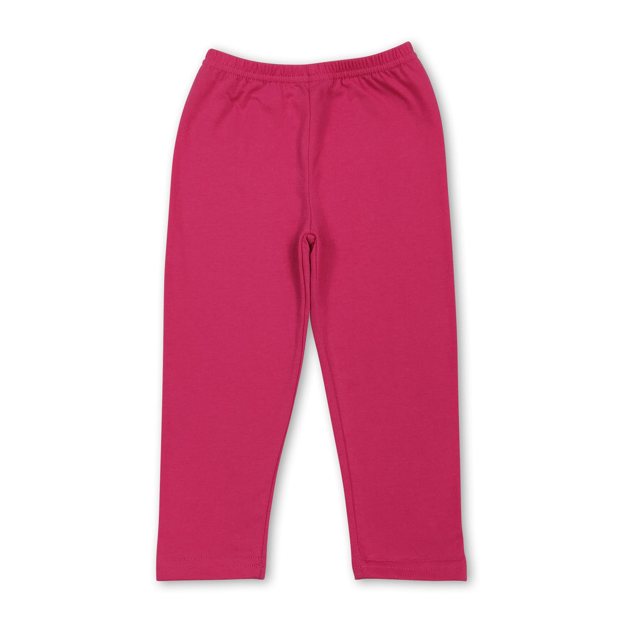 Hot pink cotton kids girls leggings