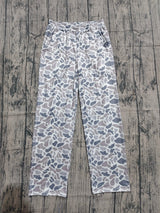 Grey camo pocket adult women pants