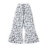 Grey camo patchwork adult women pants