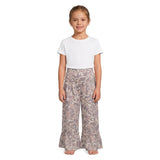 Khaki camo patchwork kids girls fall pants