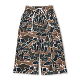 Brown camo hunting kids girls active wear pants