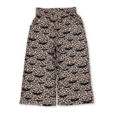 Leopard bat kids girls Halloween pants