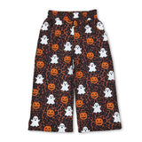 Leopard ghost pumpkin kids girls Halloween pants