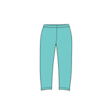 Mint color kids girls active leggings