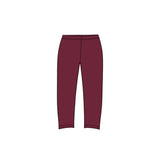 Maroon color kids girls active leggings