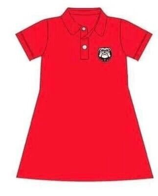 Deadline May 21 short sleeves G dog girls team polo dress