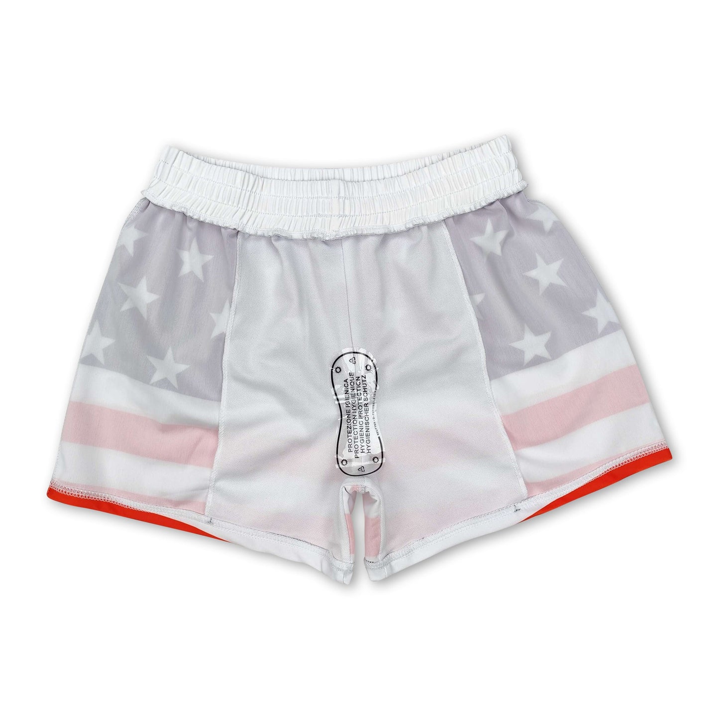 Stars stripe 4th of july boy swim trunks