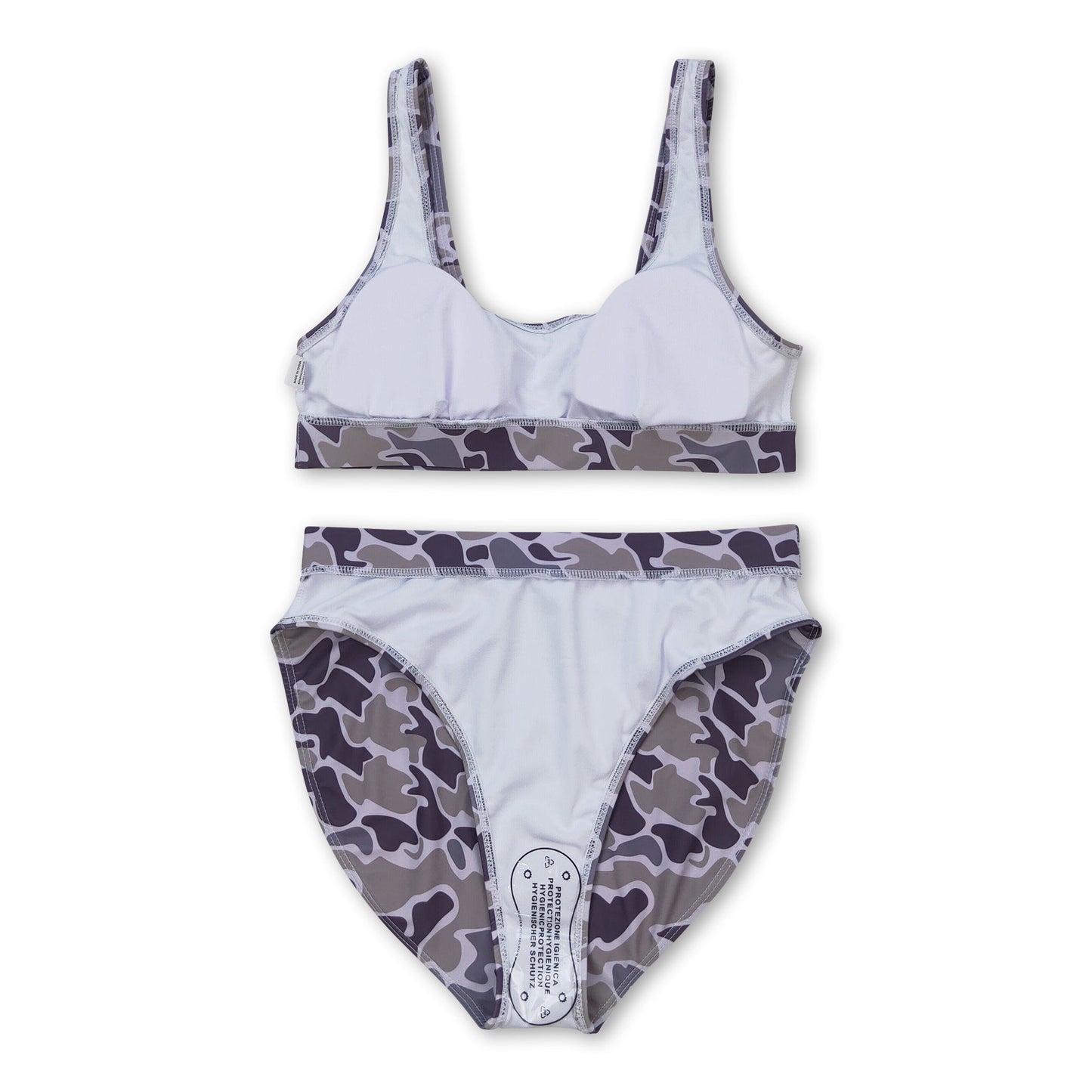 Camo print mommy and me women summer swimsuit