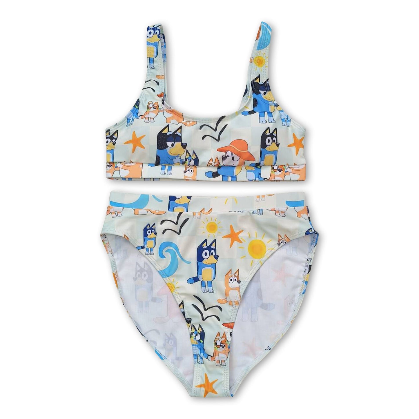 Sun duck starfish two pieces adult women summer swimsuit