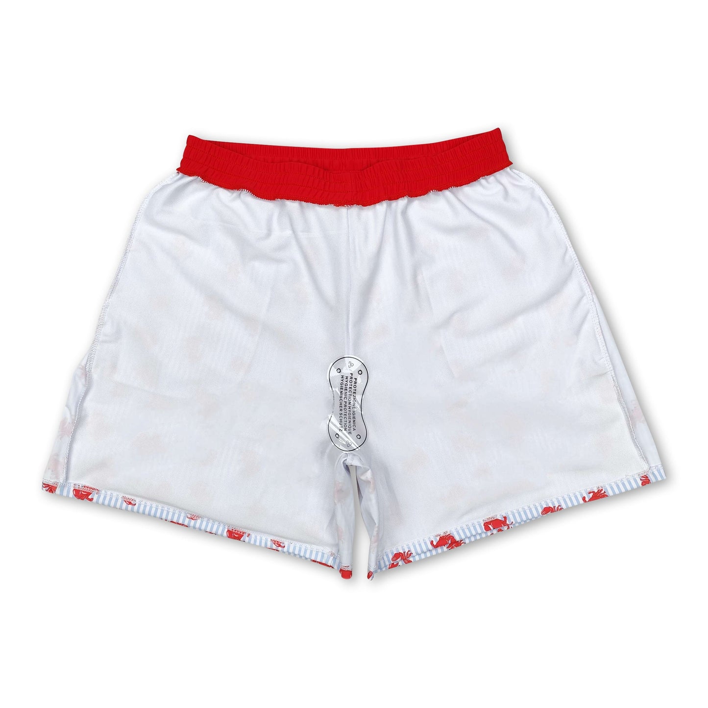 Stripe crab summer adult men swim trunks