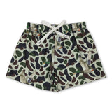 Camo duck kids boys summer swim trunks