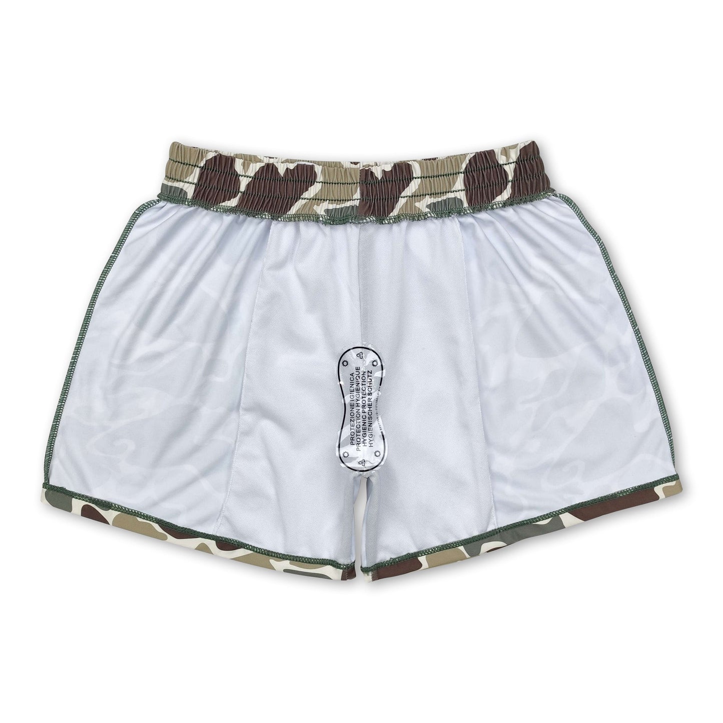 Camo kids boys summer swim trunks