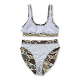 Camo adult women summer swimsuit