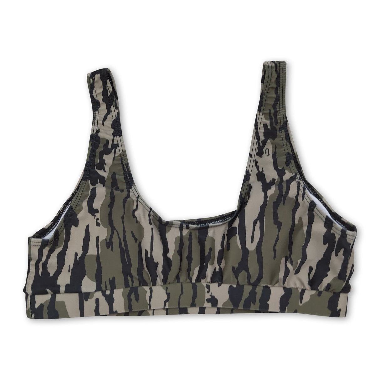 Camo adult women summer swim top