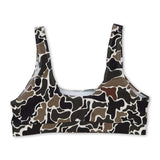 Dark camo adult women summer swim bottom