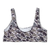 Camo sleeveless adult women summer swim top