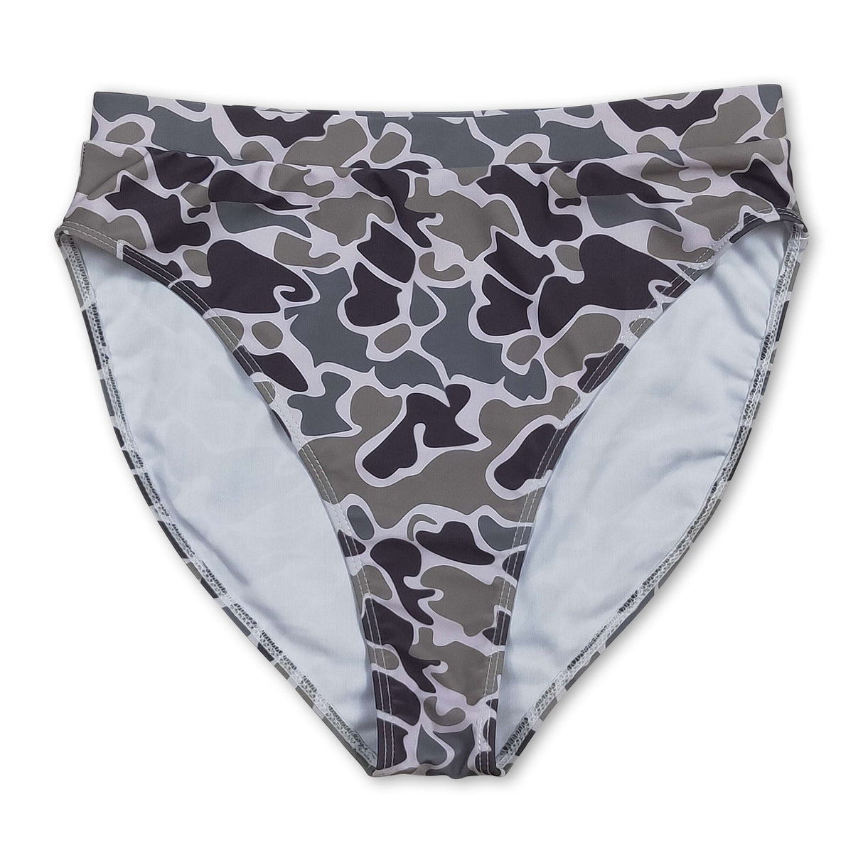 Camo print adult women summer swim bottom