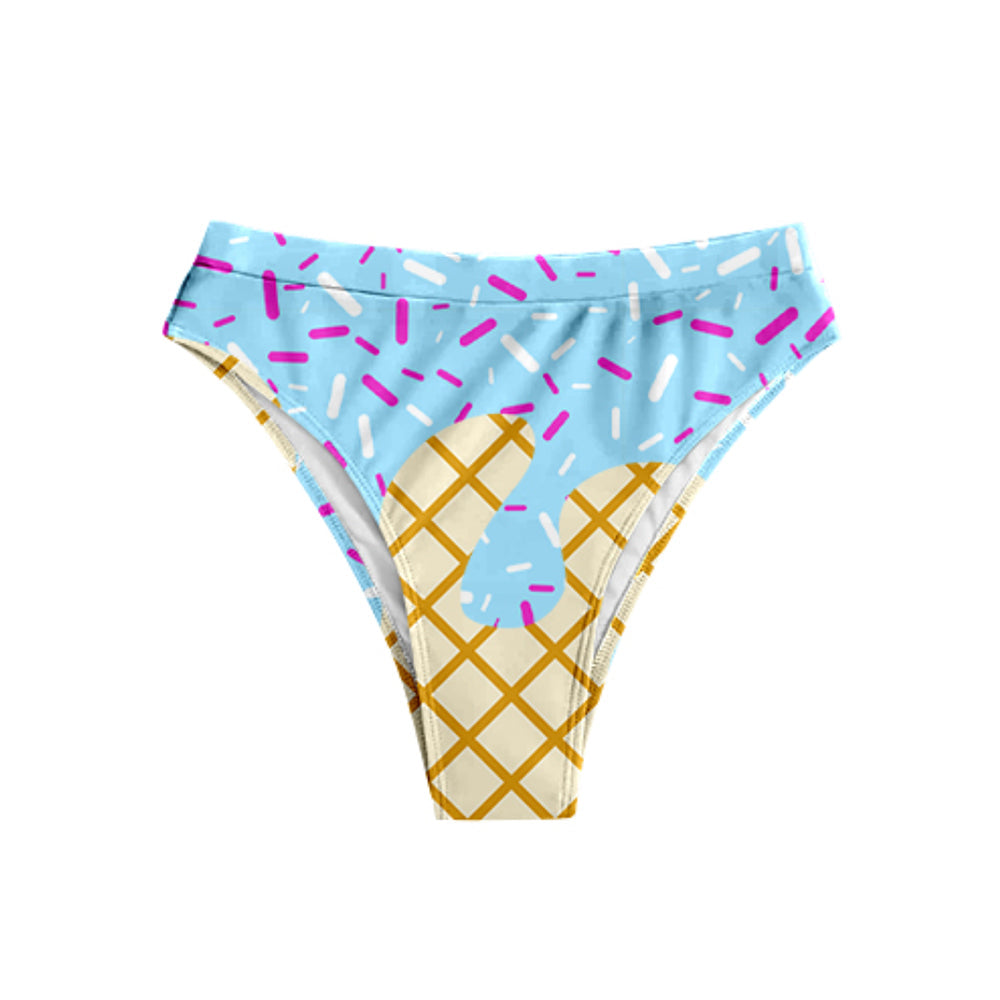 Light blue ice cream adult women summer swim bottom