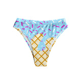 Light blue ice cream adult women summer swim bottom