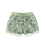 green camo duck baby boys summer swim trunks